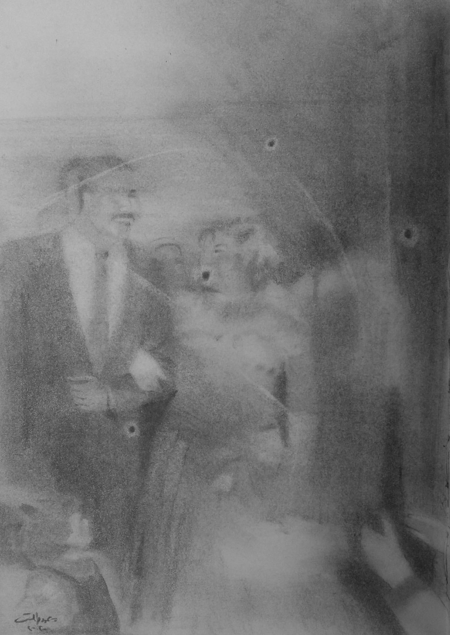 Pencil on paper