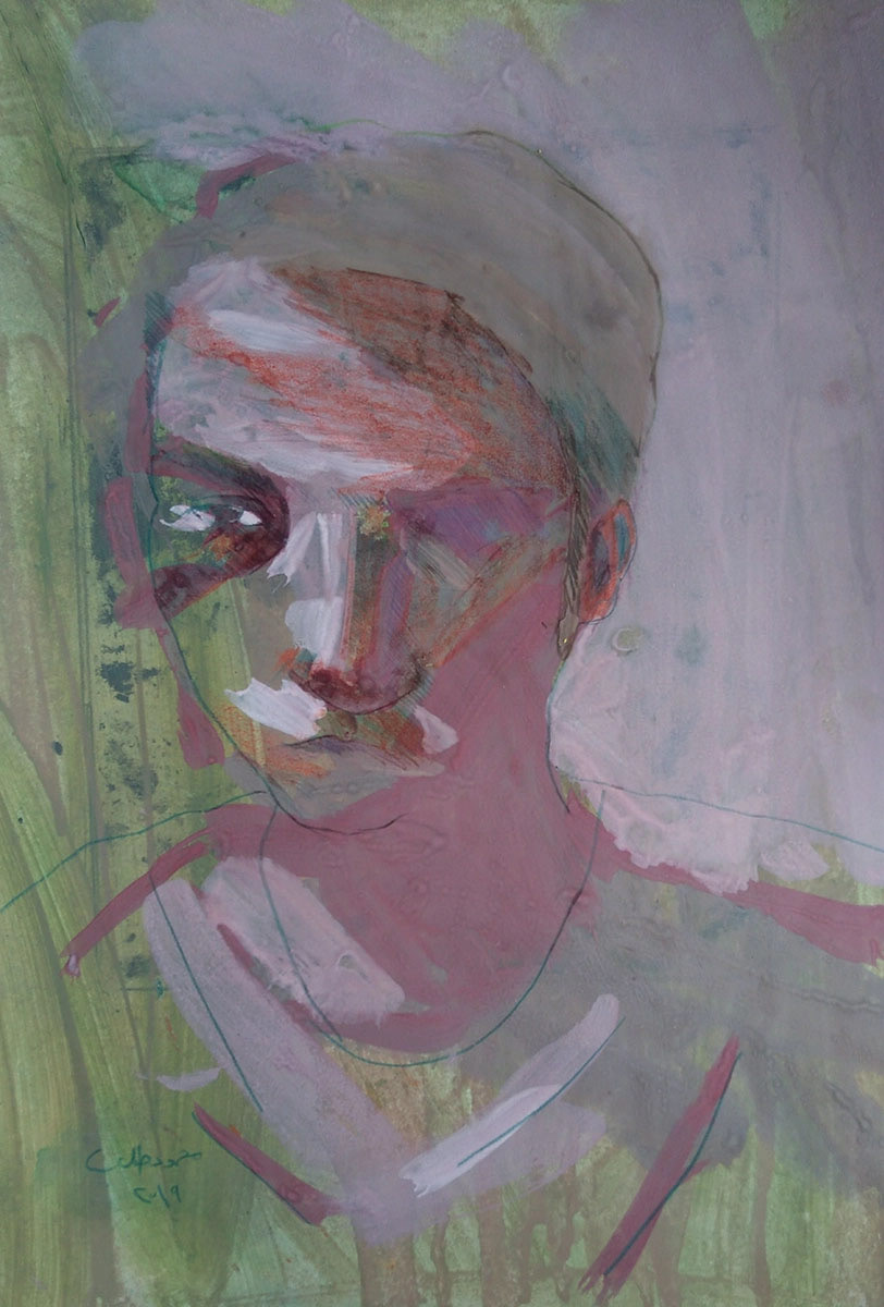 Mixed media on paper