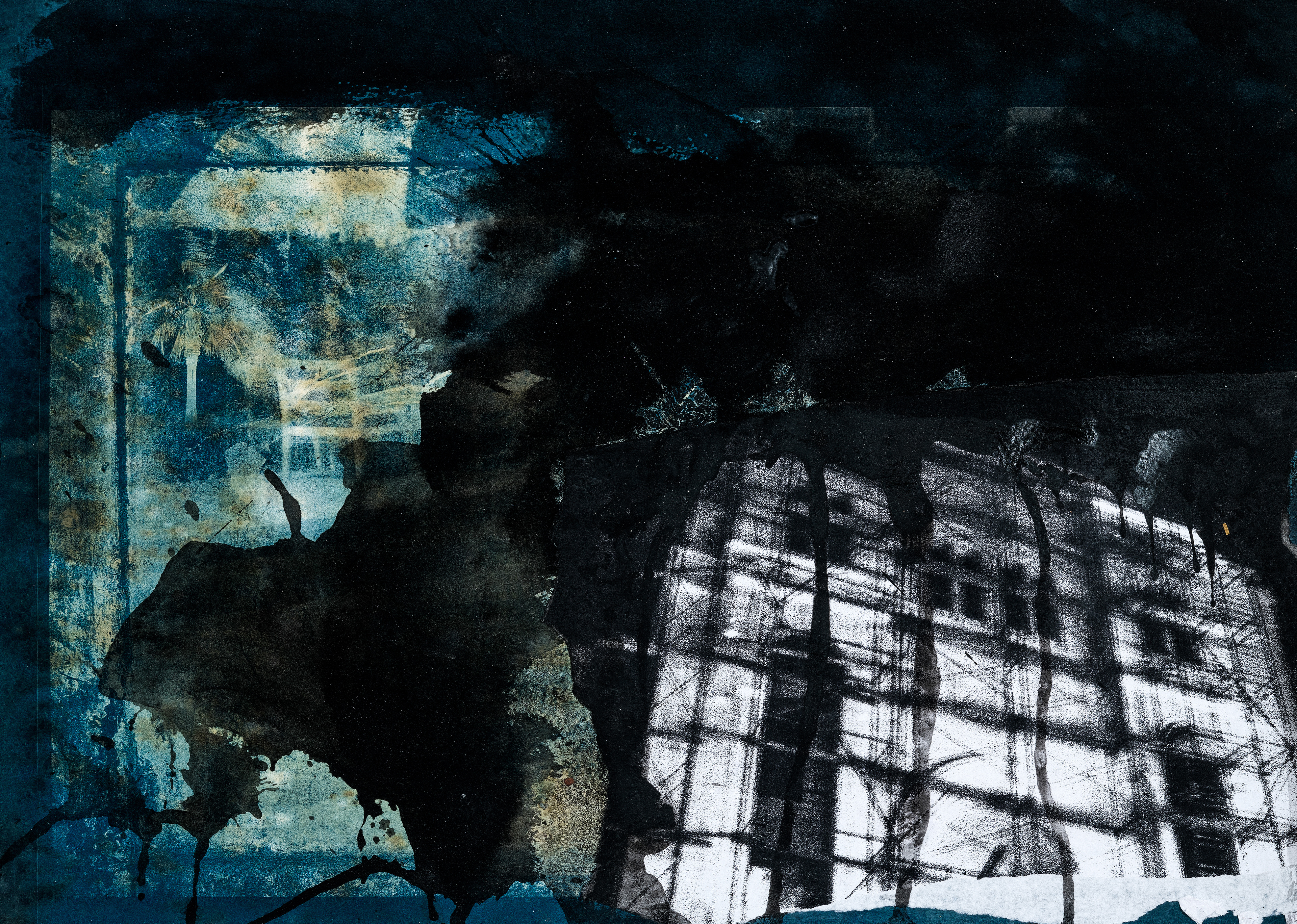 Mixed media on paper
