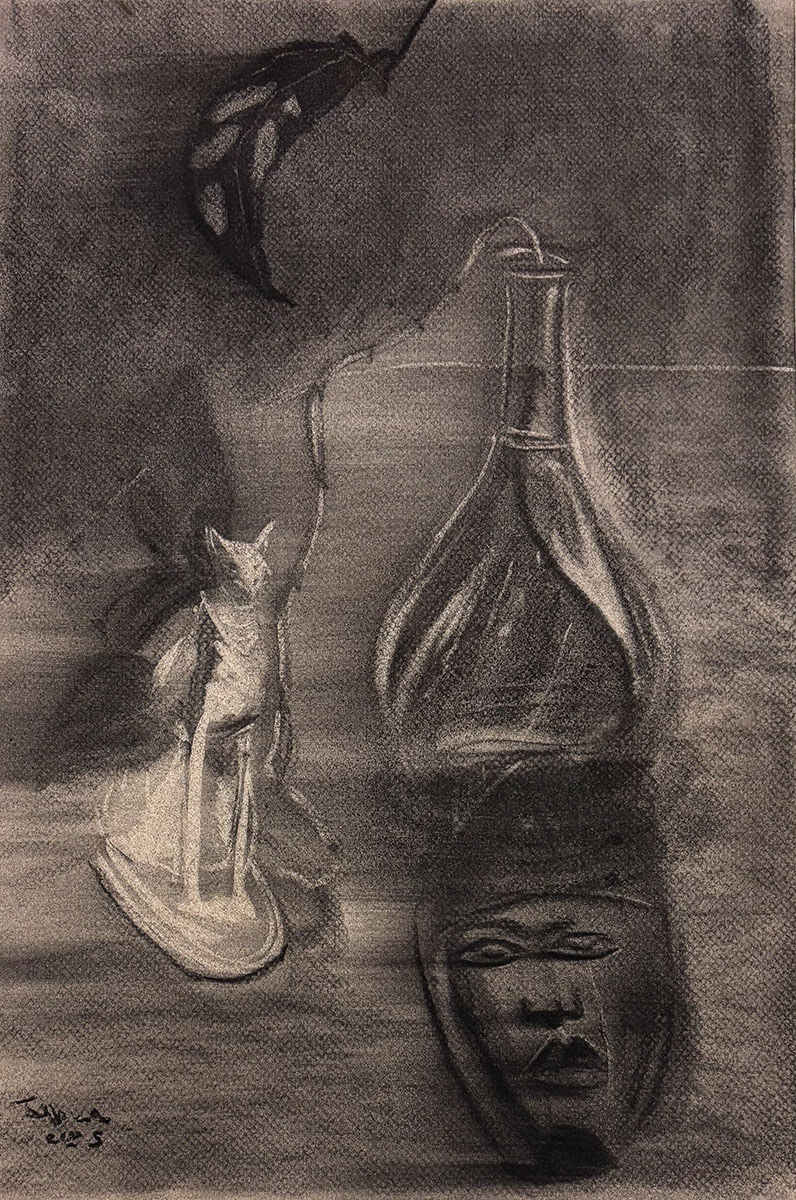 Charcoal on paper