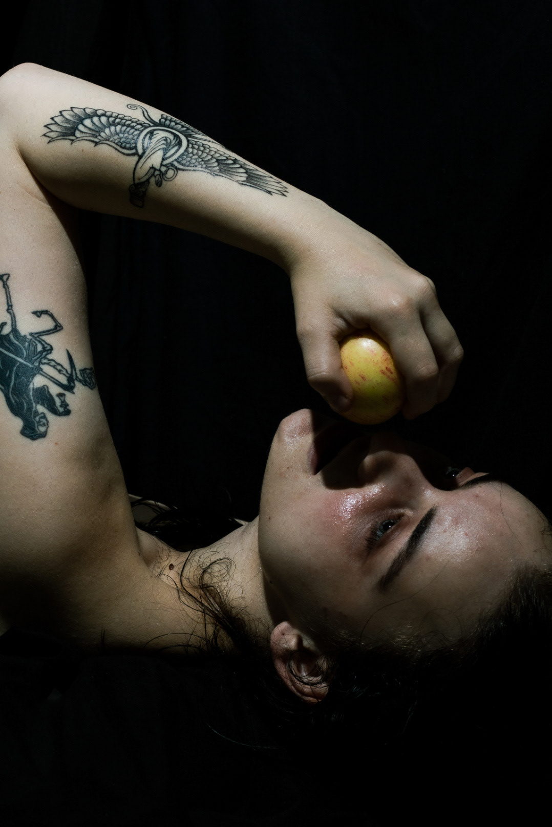 Self portrait 'In the place only mad women go'
