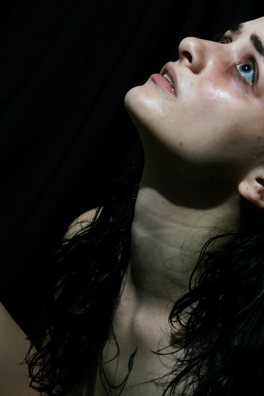 Self portrait 'In the place only mad women go'