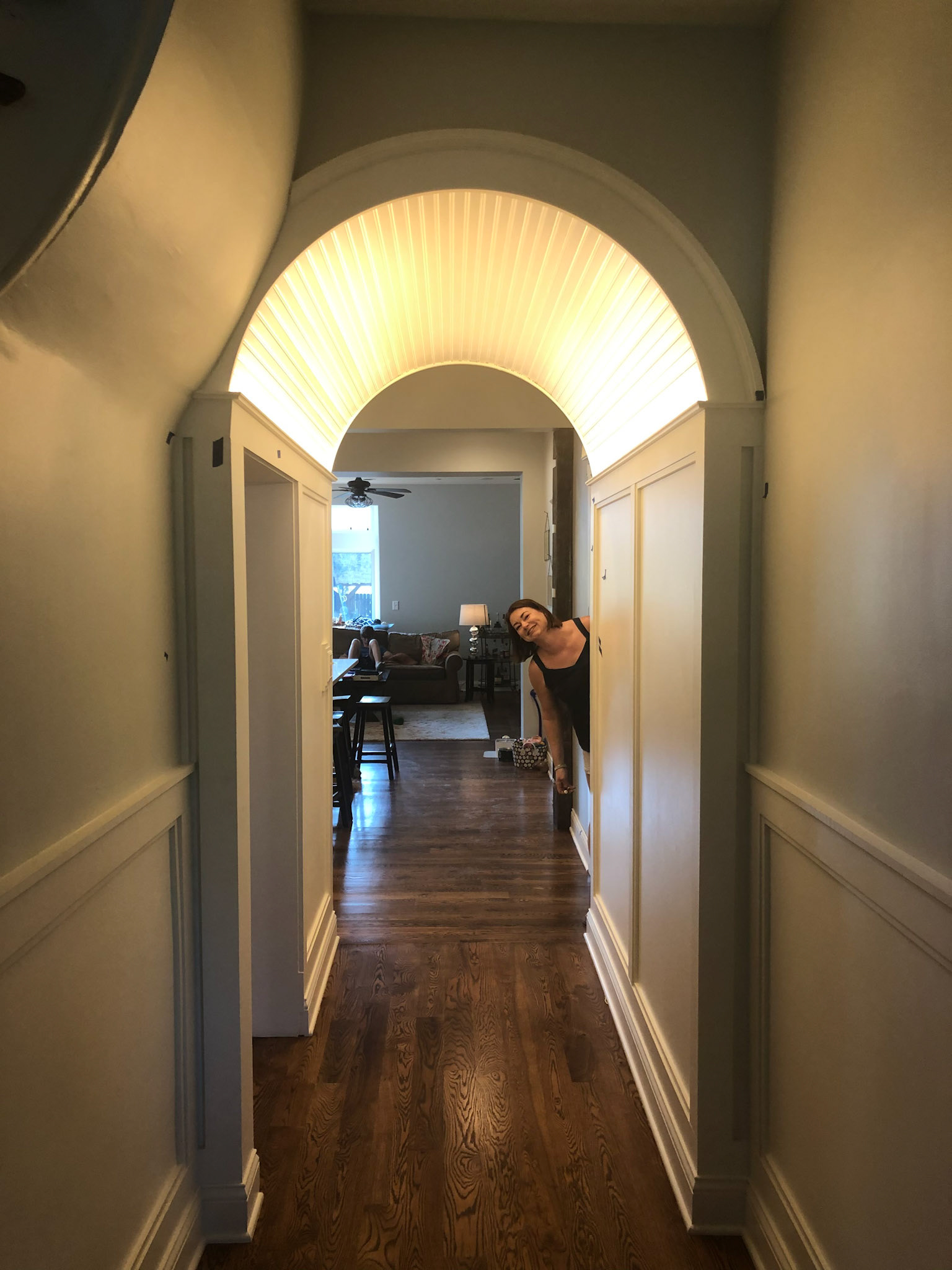 Hallway to the original house