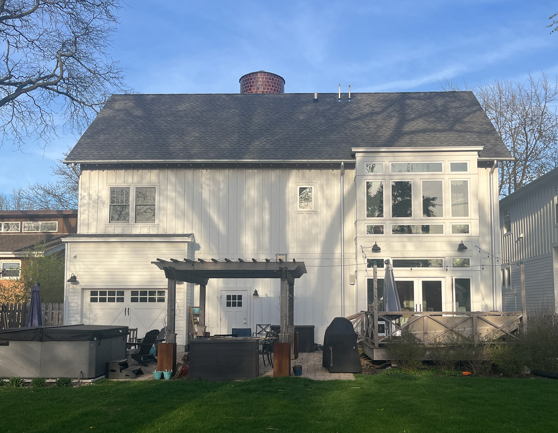 The Barn seen from the yard