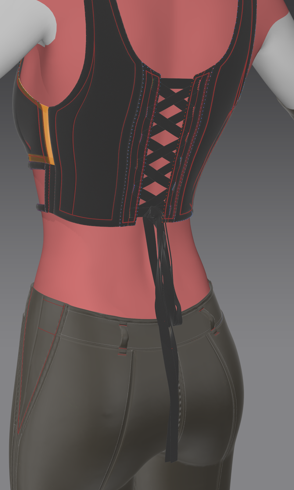 corset tie MD