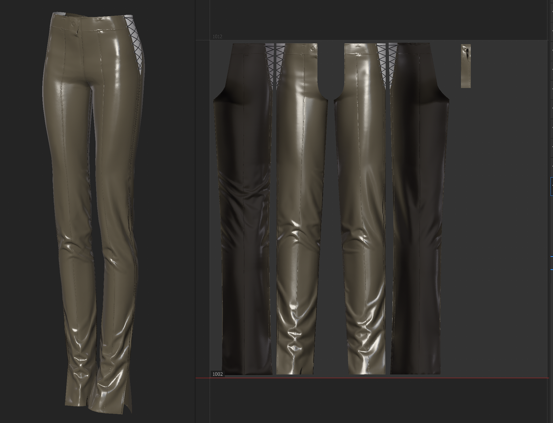 pants substance front