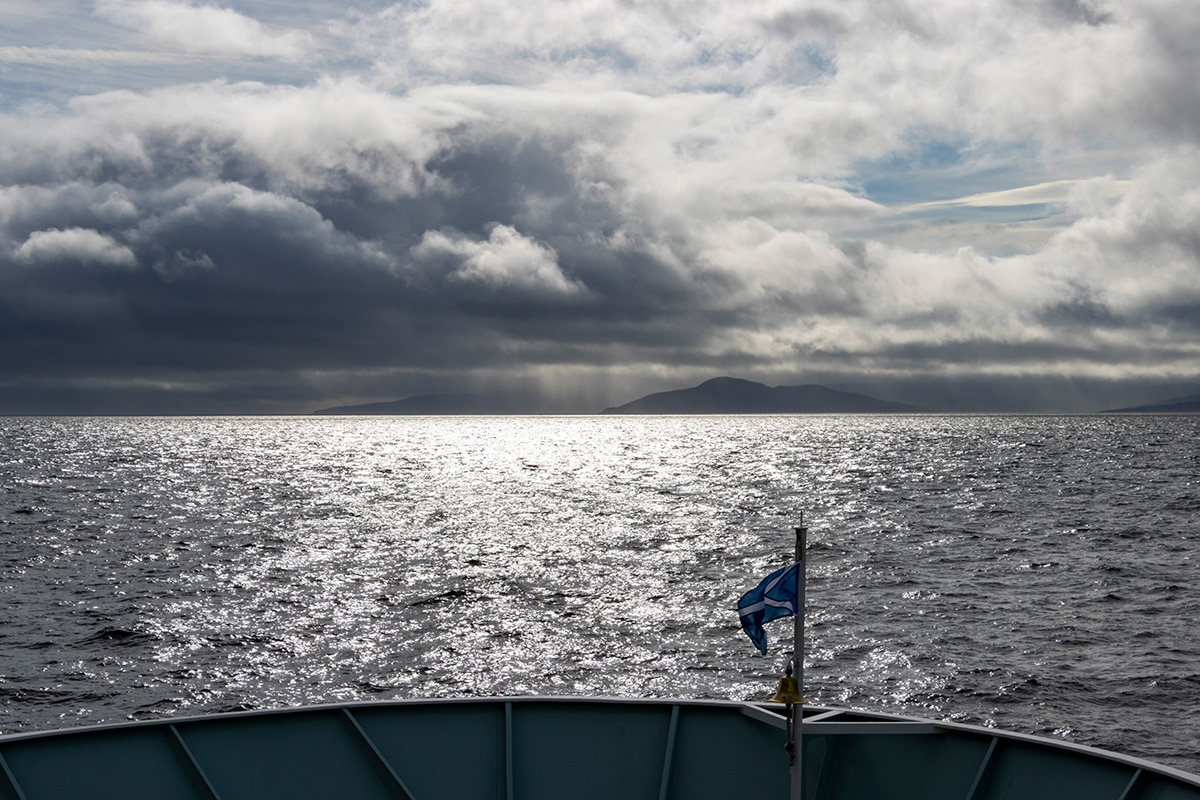 Sunshine and Showers Over Arran