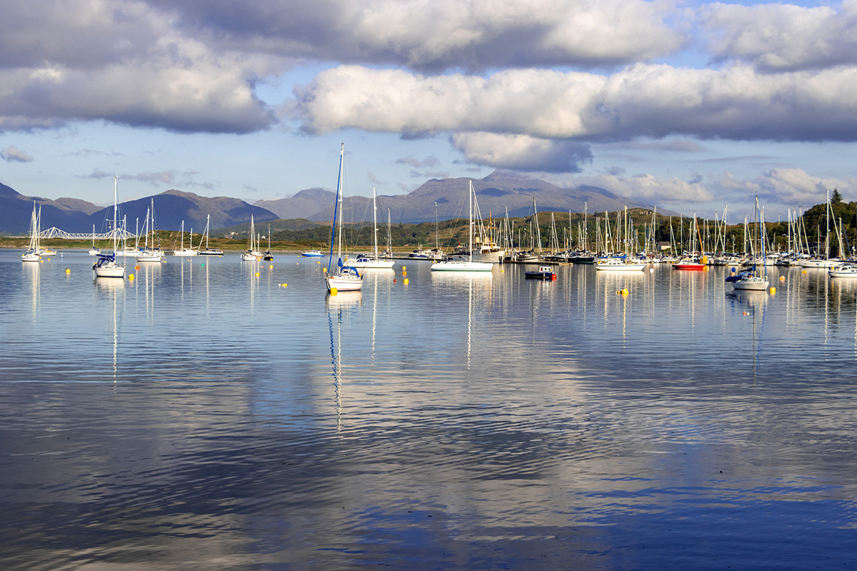 The Mountains of Loch Etive, Across Dunstaffnage Bay