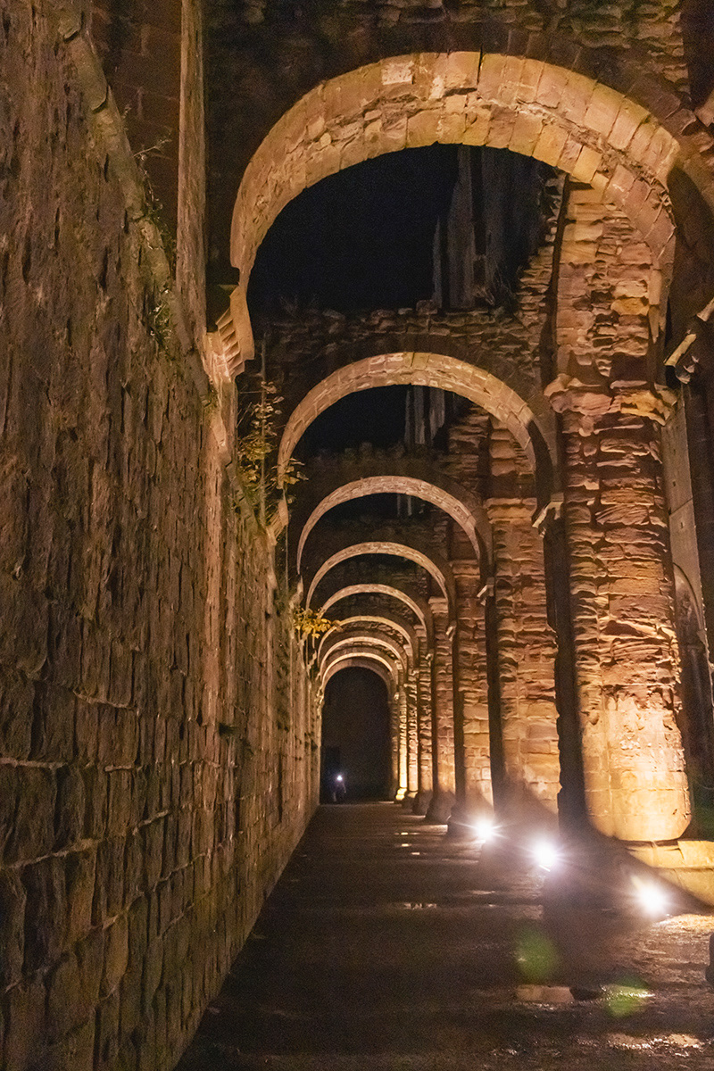 Side Aisle, The Abbey Church, Fountains Abbey
