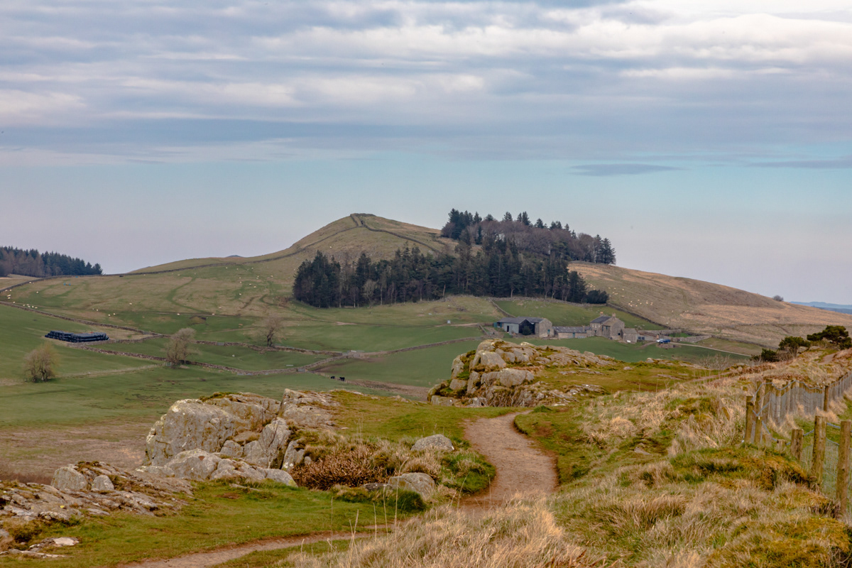 Hadrian's Wall, Steel Rig Towards Housesteads Fort