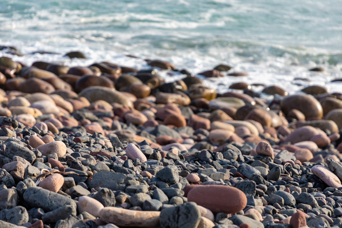 Pink Pebble on Rackwick Beach
