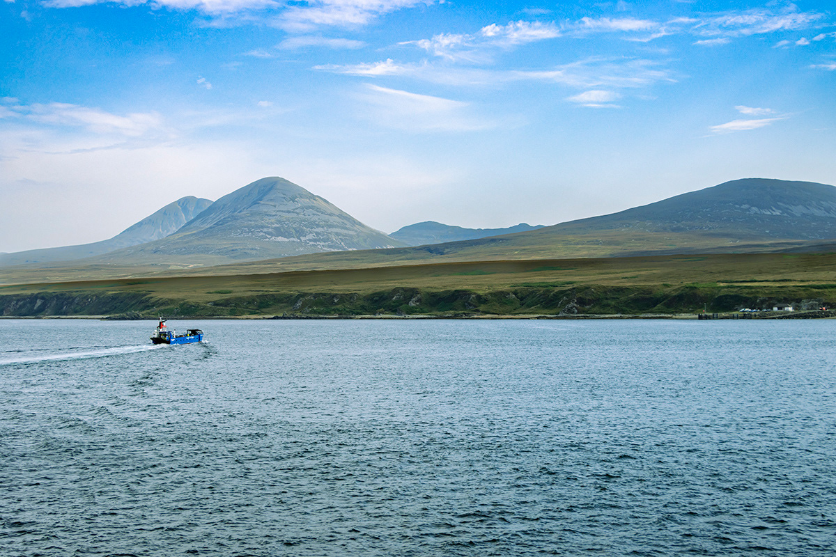 Jura Ferry and the Paps of Jura