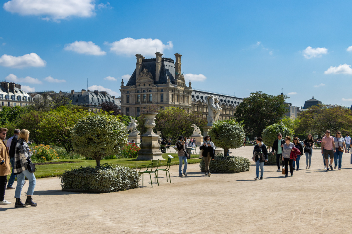 Carrousel Gardens and the Louvre, Paris