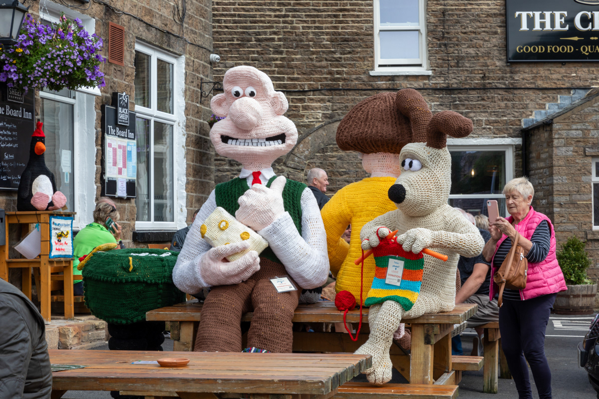 "More cheese Gromit", Wensleydale