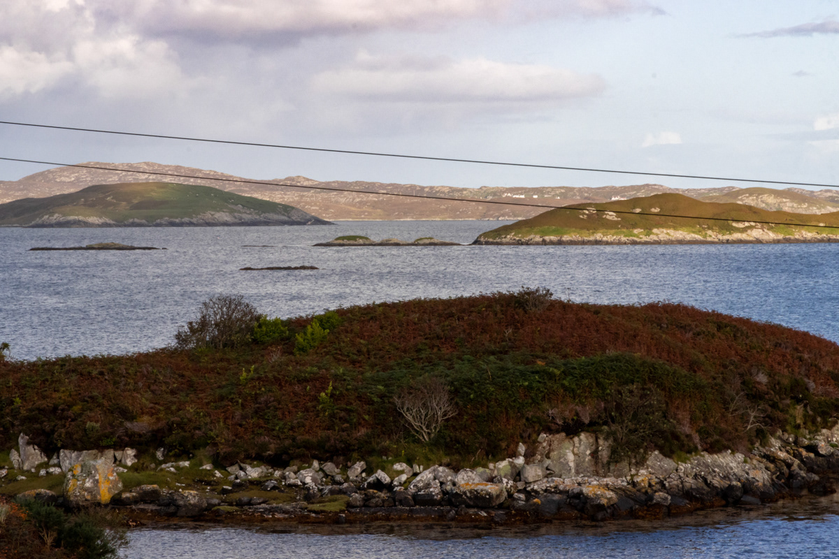 Looking out to Loch Tarbert from Drinishader, Isle of Harris