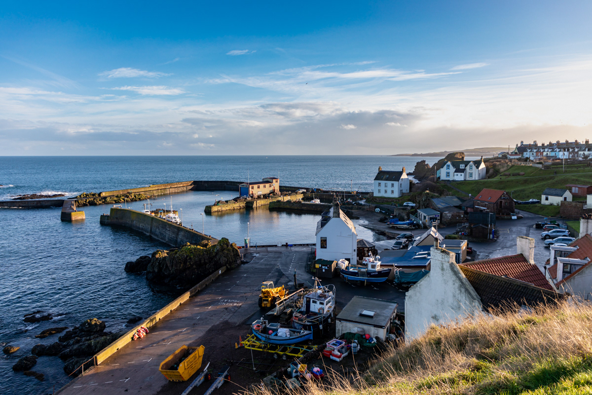 St Abbs Harbour, Berwickshire