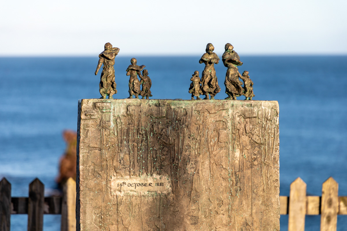 Memorial to the 1881 Eyemouth Fishing Disaster, St Abbs, Berwickshire