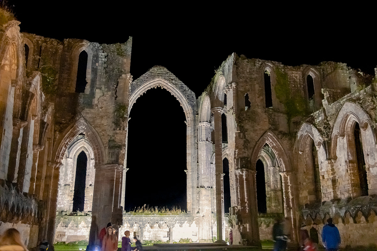 Fountains Abbey by Floodlight