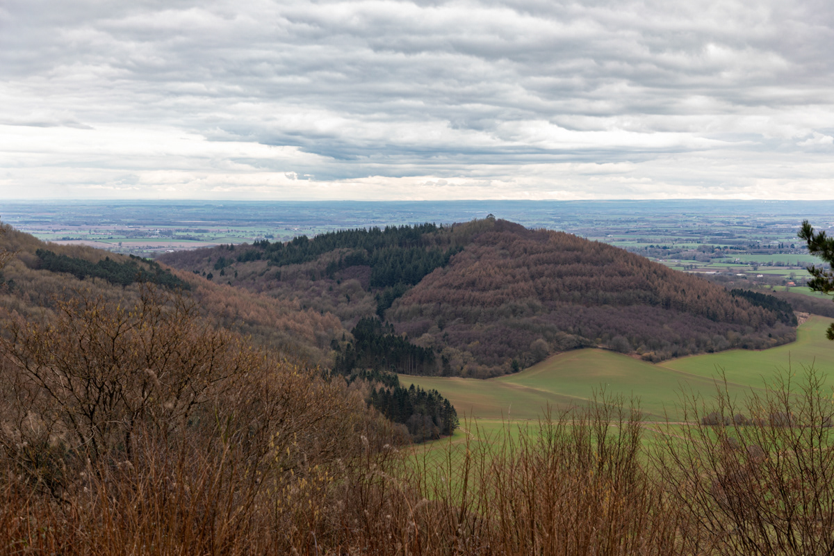 From Sutton Bank into the Vale of York