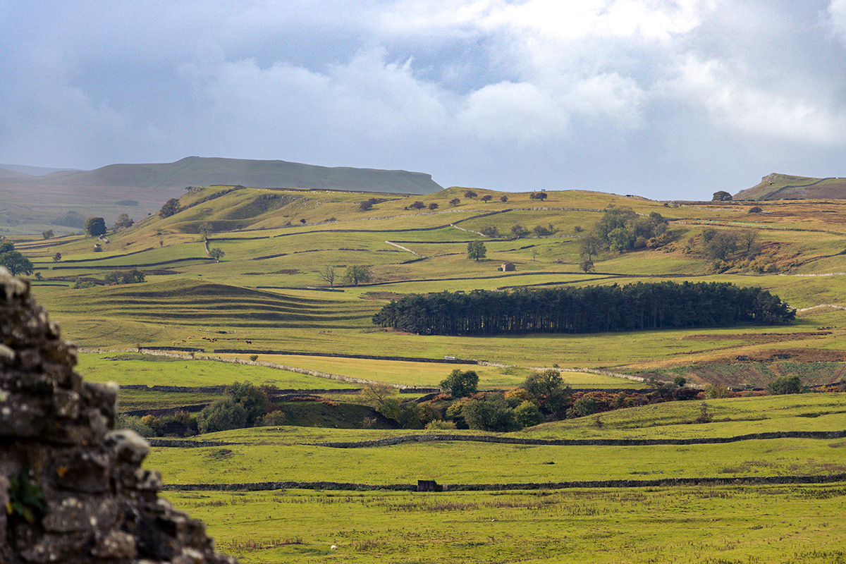 Rain Clouds Over Wensleydale, From Bolton Castle