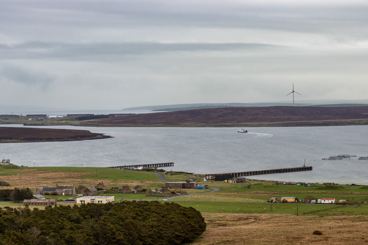 Looking Over Lyness out to Scapa Flow