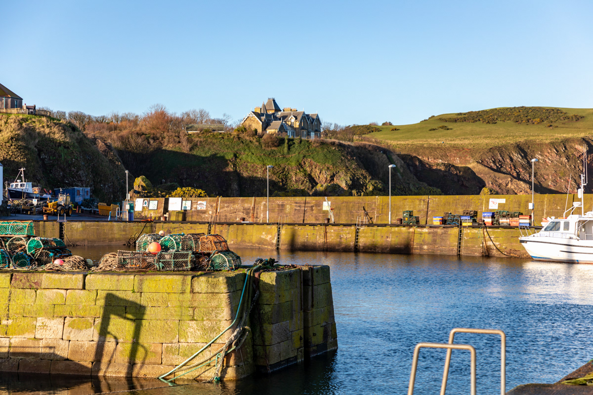 Across St Abbs Harbour