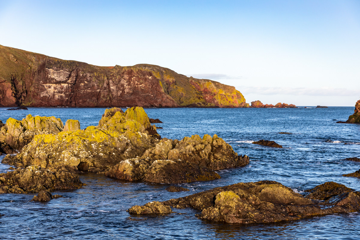 Across Starney Bay to The Wuddy, St Abb's Head, Berwickshire