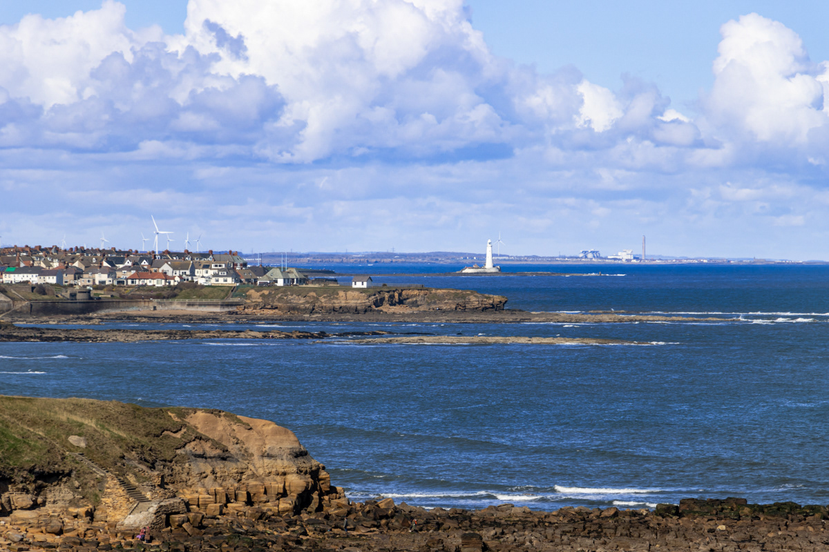 Up the Coast from Tynemouth Castle