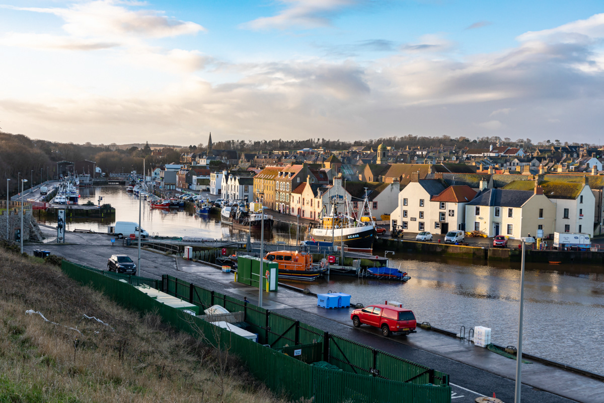 Eyemouth Harbour, Berwickshire