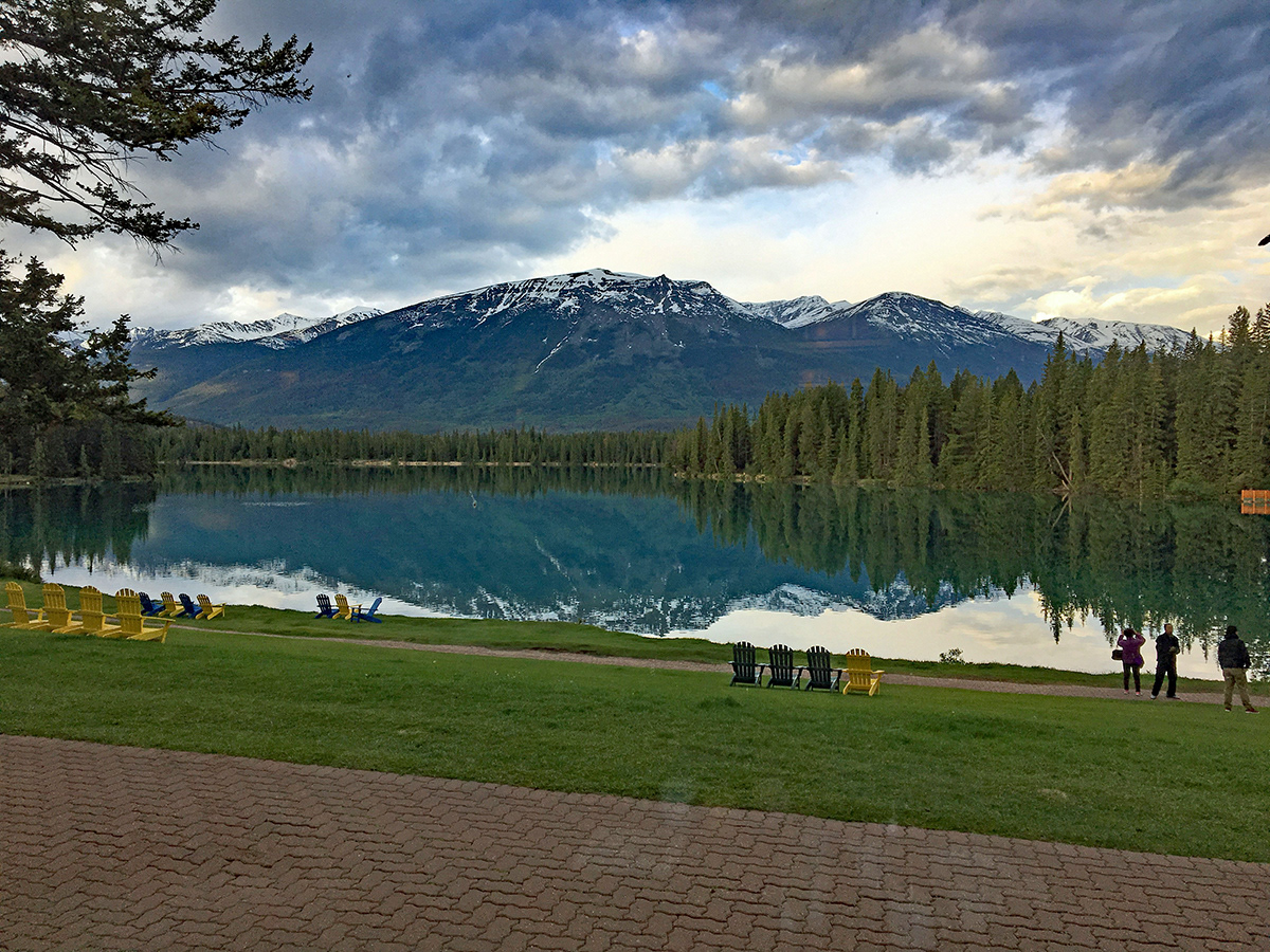 Mount Edith Cavell From Jasper, Canadian Rockies