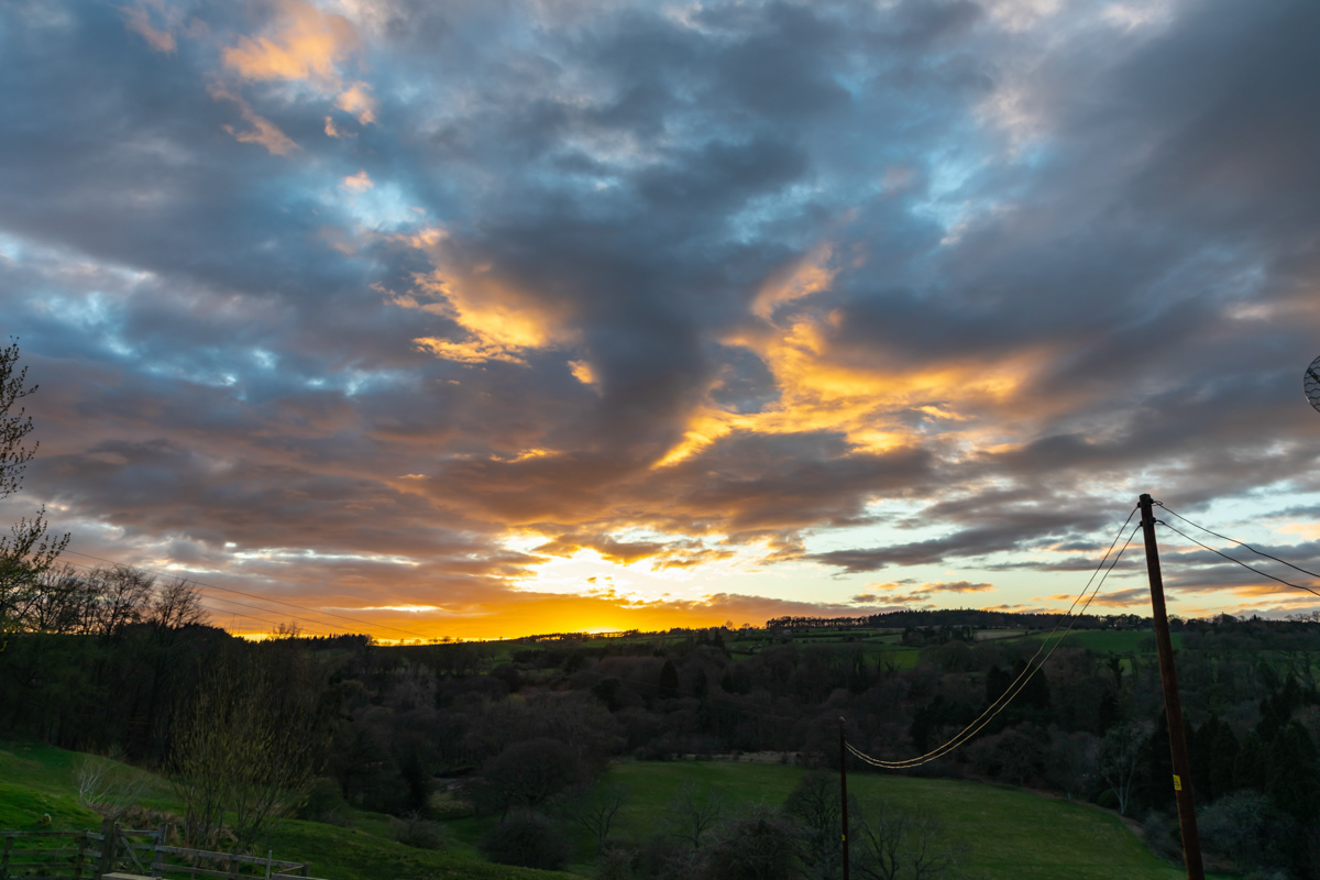 Sunset near Hexham (2)