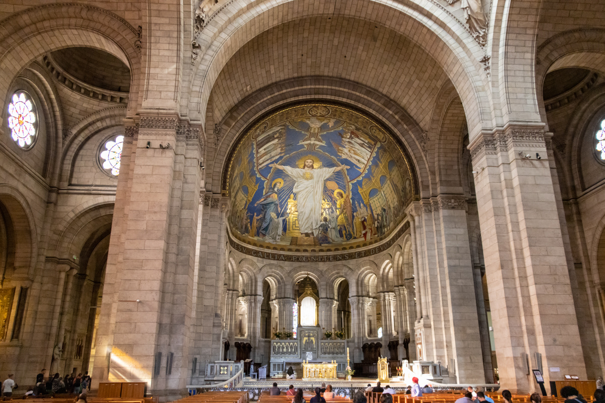 Interior of Sacre Coeur