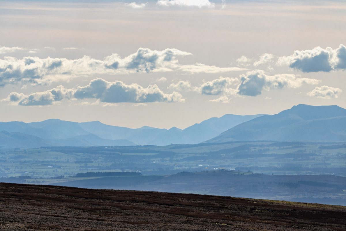 The Lake District Fells from Hartside Pass