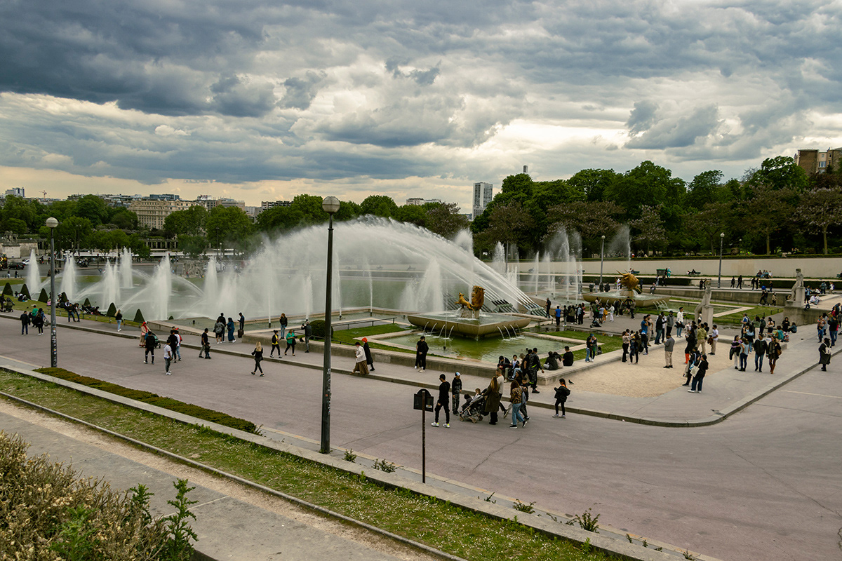 Fountains at the Trocadero