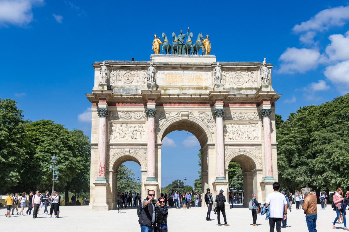 Arc de Triomphe du Carrousel, Palais du Louvre, Paris