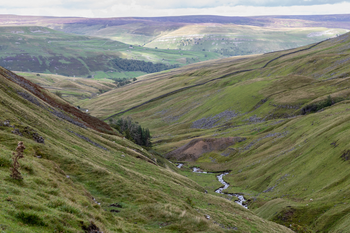 Down Cliff Beck to Swaledale