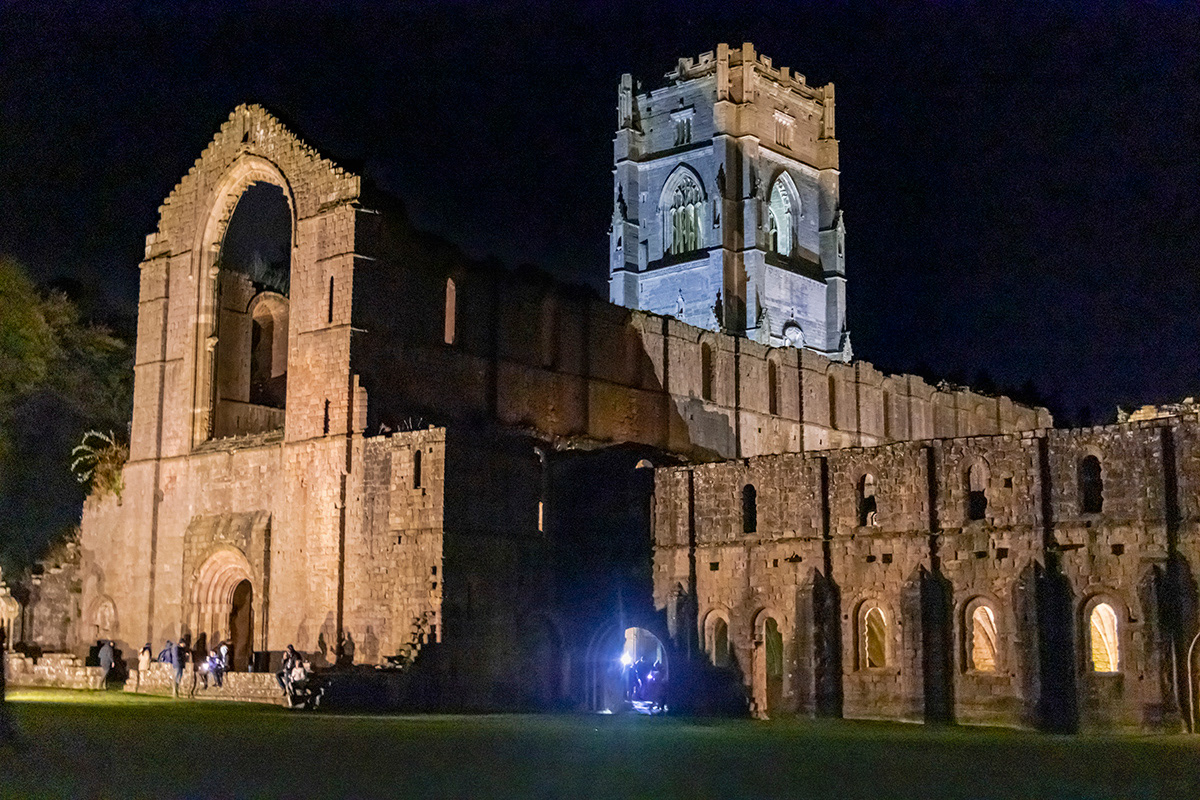 Fountains Abbey by Floodlight