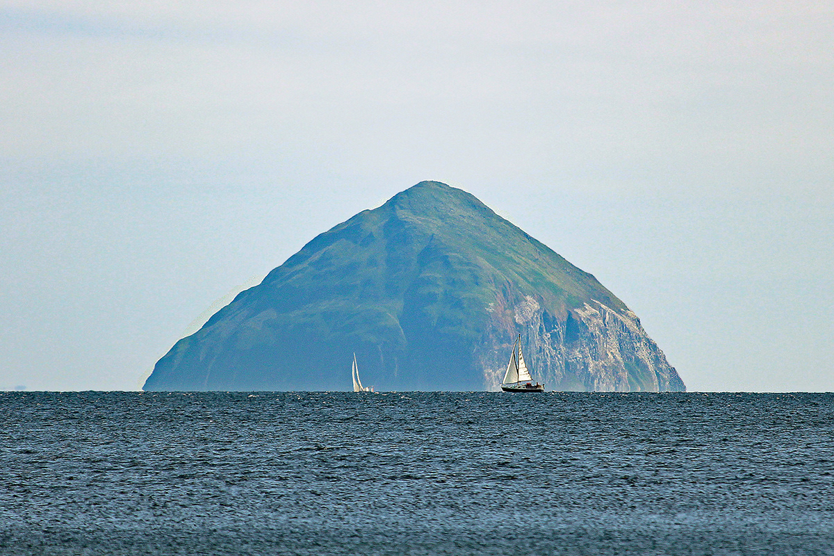Ailsa Craig, Firth of Clyde, from Arran