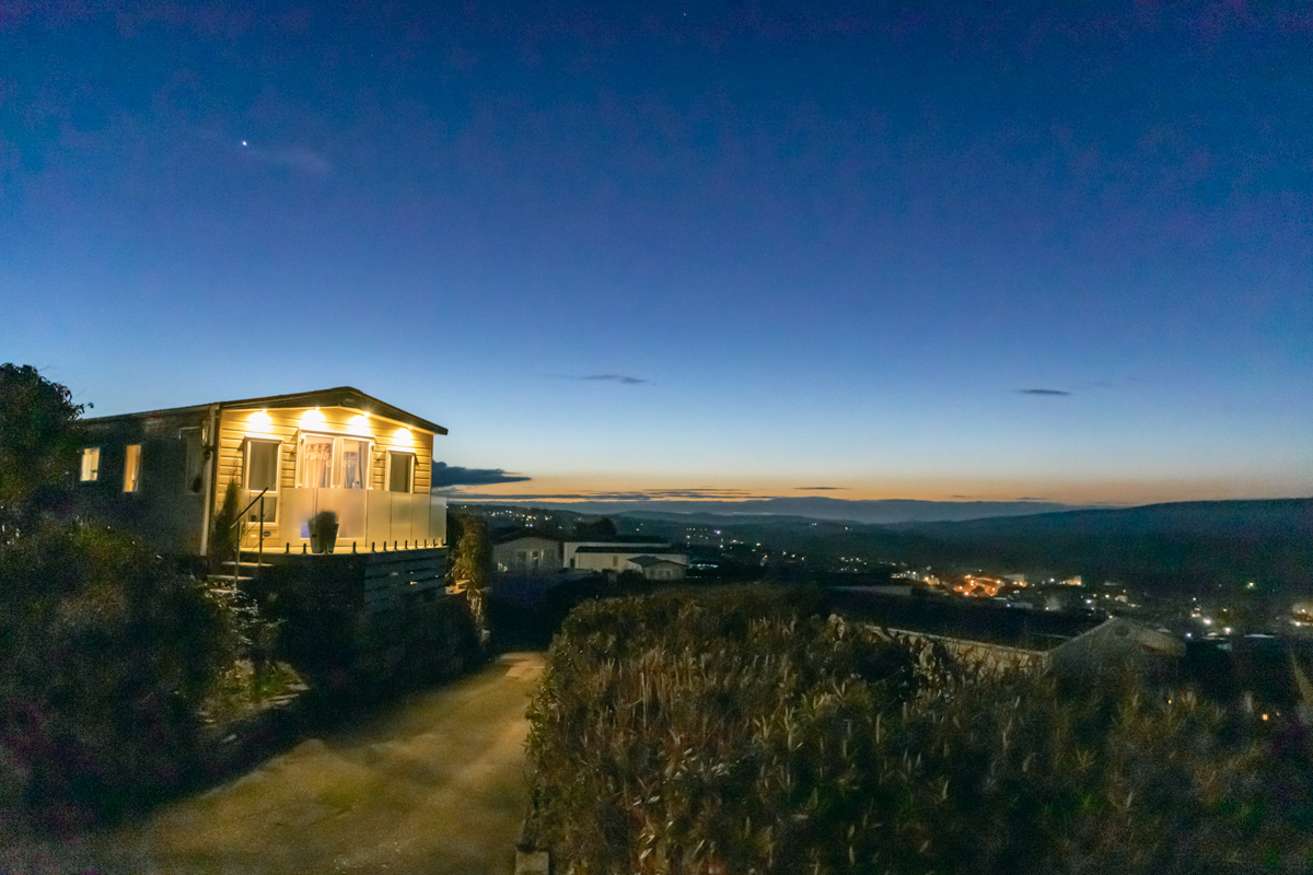 Sunset in Swanage with Jupiter