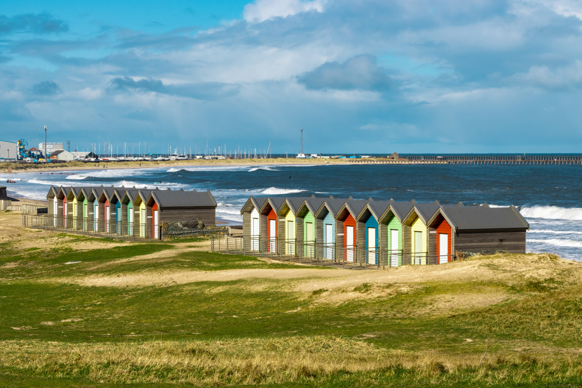 Beach Huts, Blyth Beach, Northumberland
