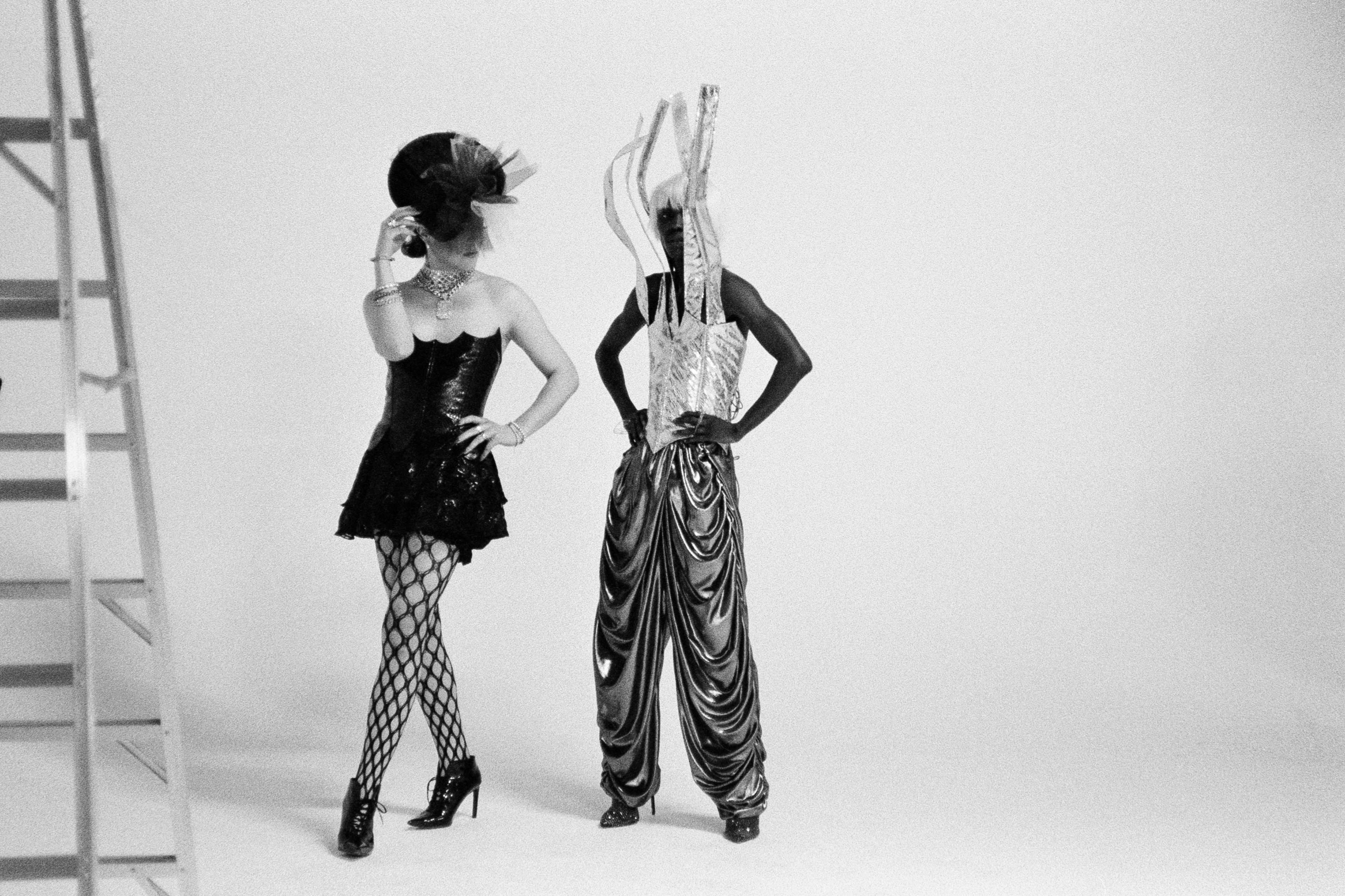 2023, Behind the scenes: L'Uomo Strano x Matt Tibbo feat. Grey Heaven Grey Earth Jewelry. Nikon F4 x Ilford Delta 400