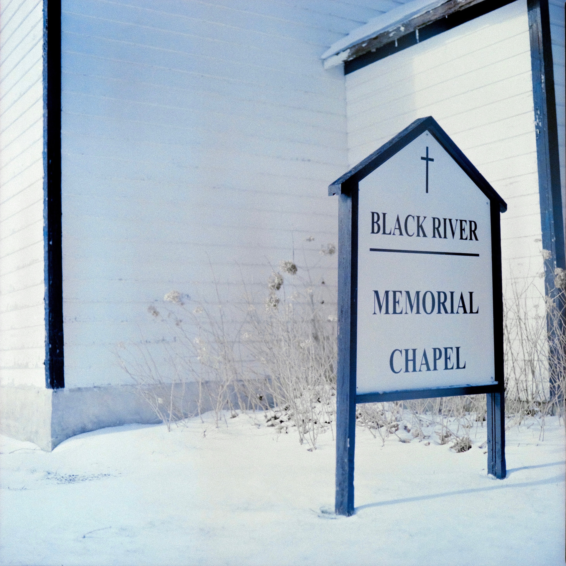 Black River Memorial Chapel, 2023. Hasselblad 200 C/M x Kodak Portra 800.