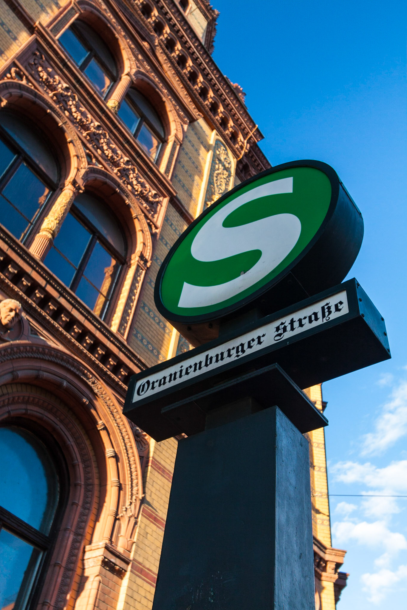 S-Bahn Station at Oranienburger Strasse in Berlin