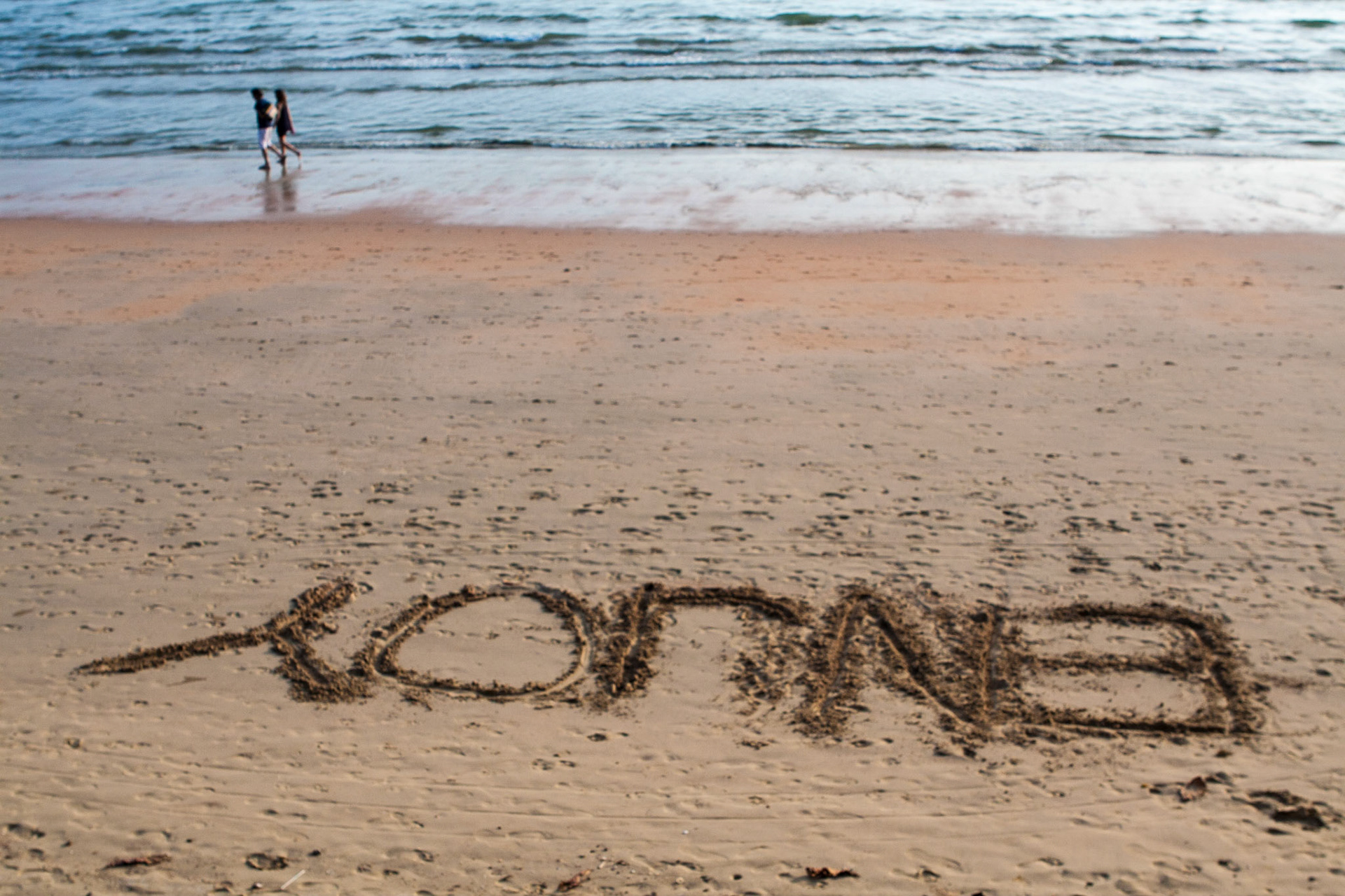 Scene at Ao Nang Beach