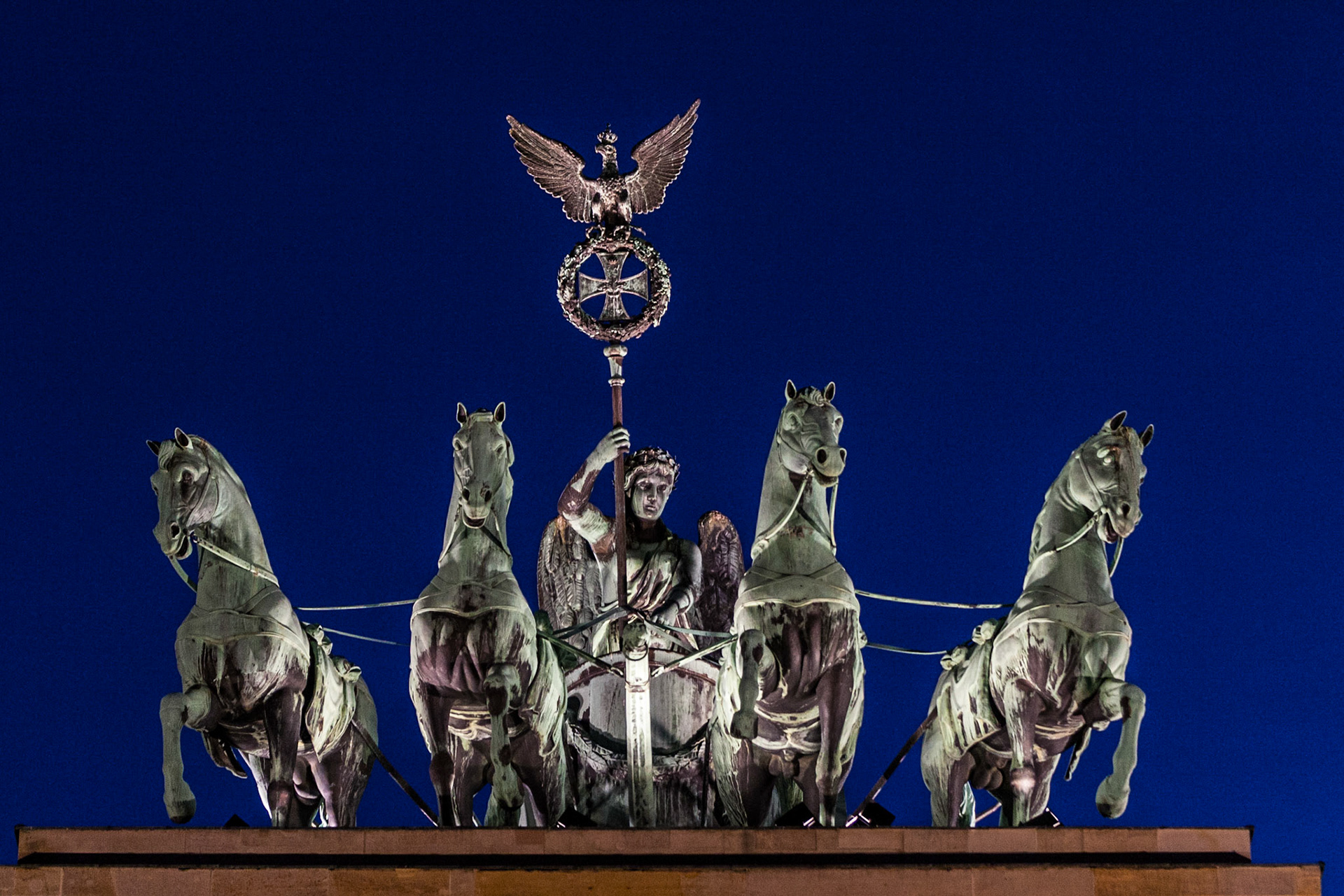 Quadriga on top of the Brandenburg Gate