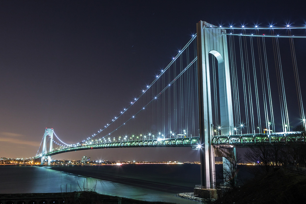 heidger marx photography - New York Bridges at night