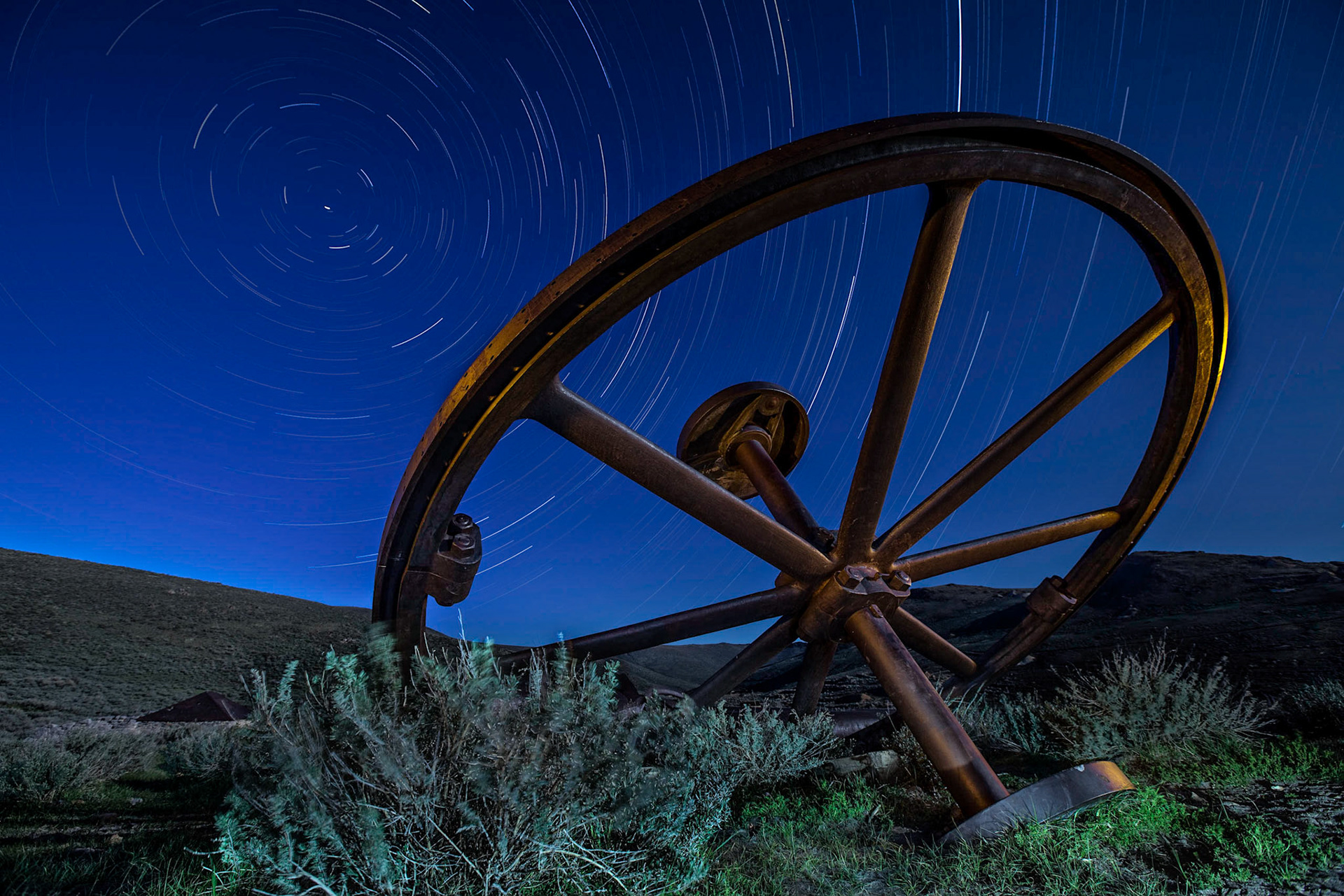 Night Photography at Bodie Ghost Town