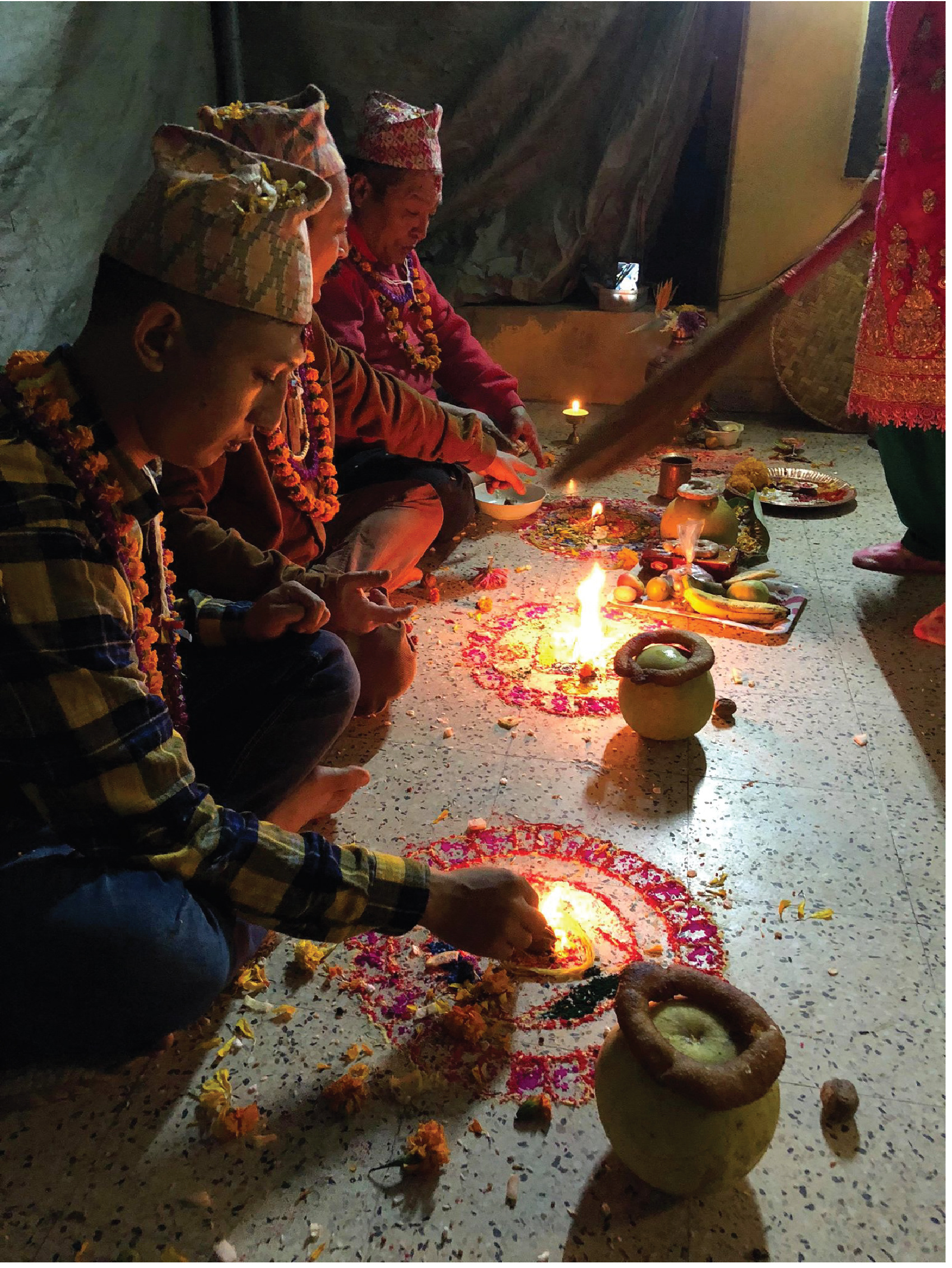 Celebration of lights, well being, gathering & food