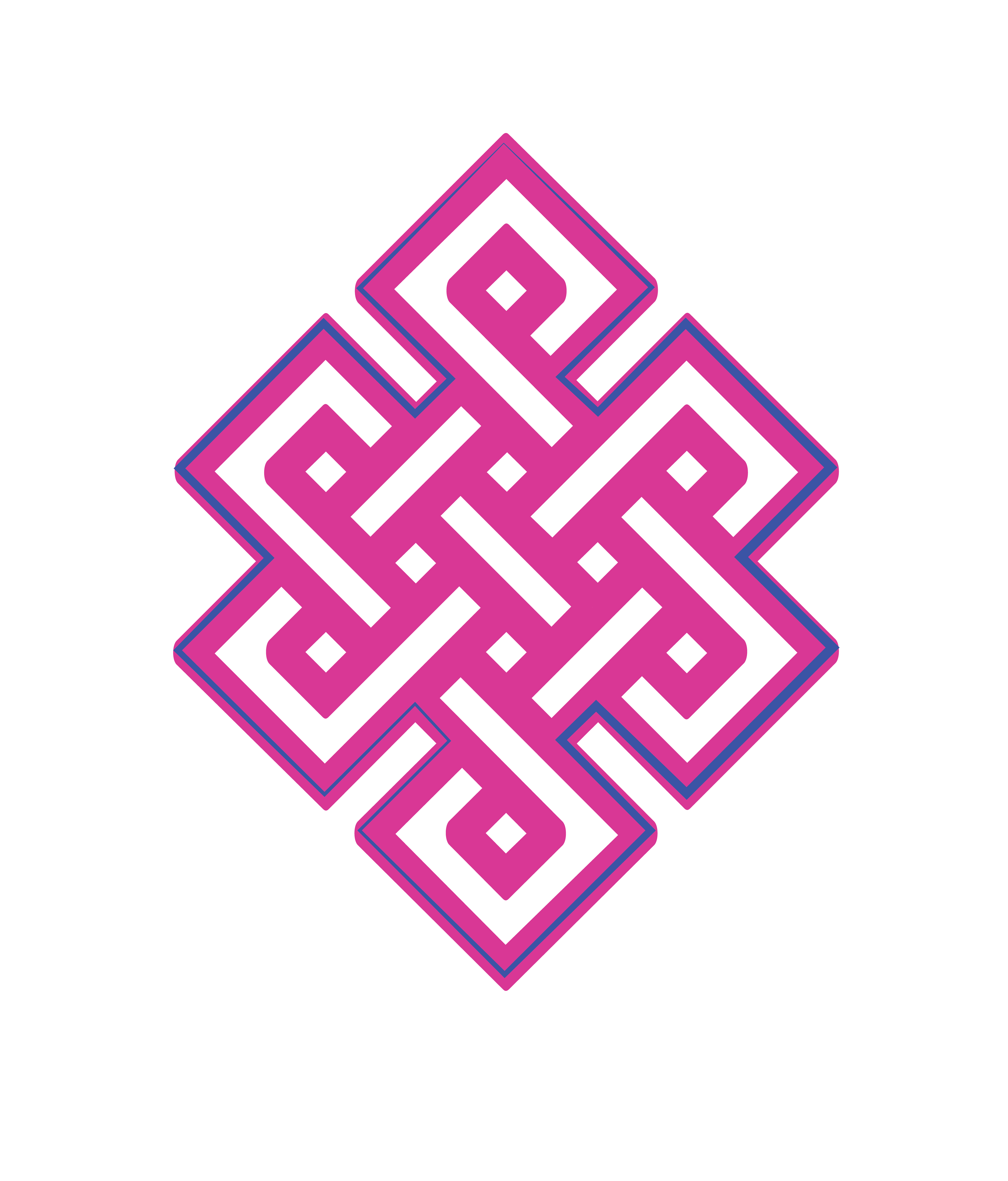 The endless knot – It is an ornament that symbolizes never-ending, its pattern continues. It is auspicious and represents the connection to fate, karma, and destiny.