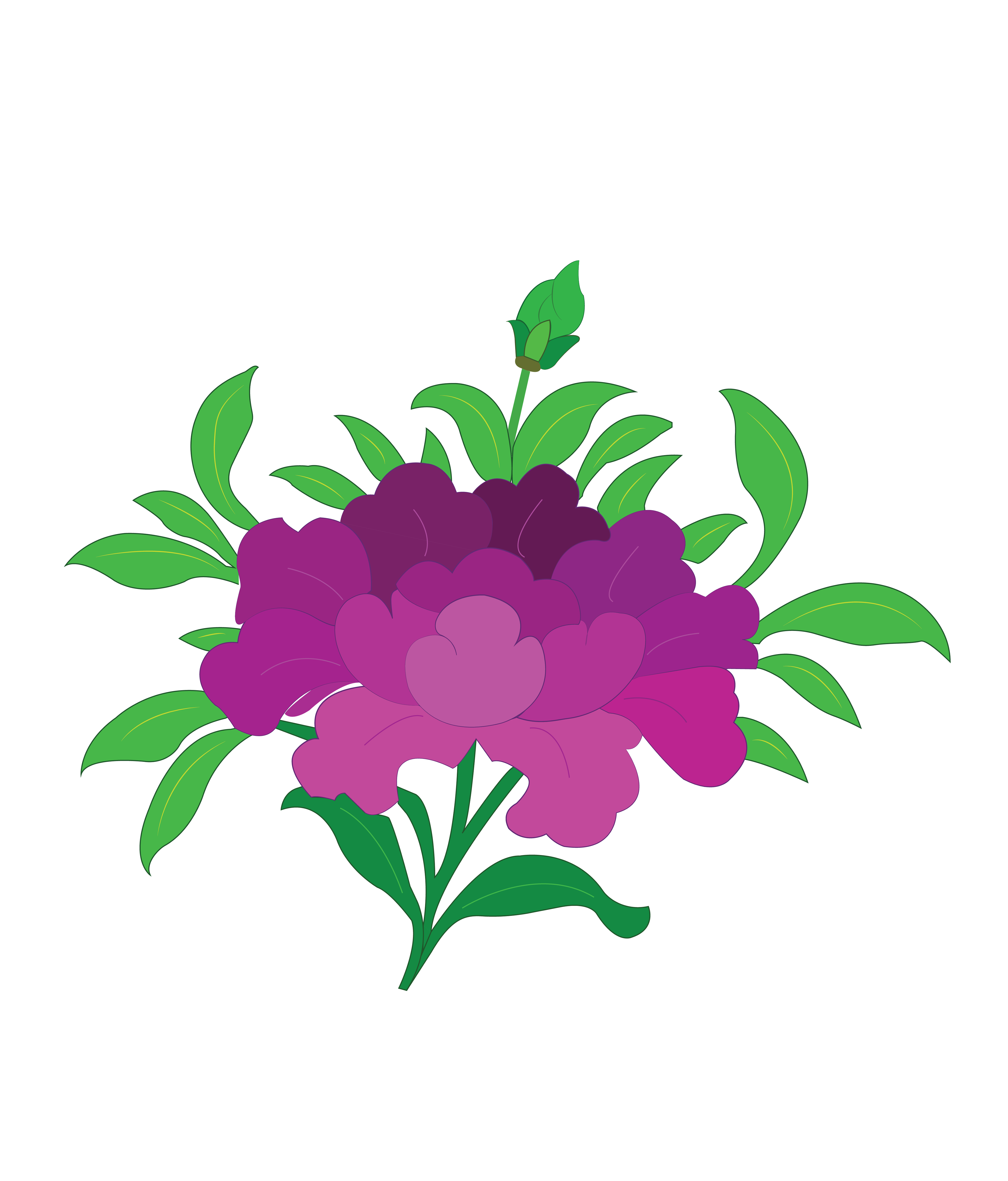 The Lotus – Lotus is an auspicious and divine flower because it grows in mud. Even though it is grown in dirt, it blooms bright and without fear.